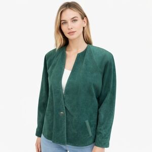 Siena  Forest Green suede‎ jacket M..L